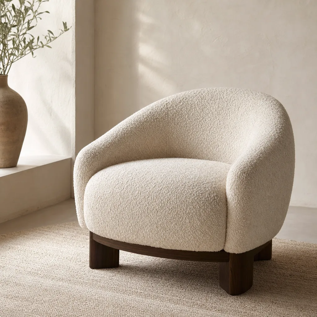 Fauteuil Bouclé Design Studio