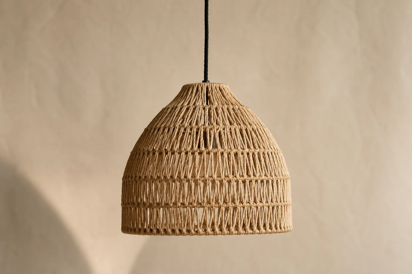 Ligne Suspension Cordage Rotin S — N°01