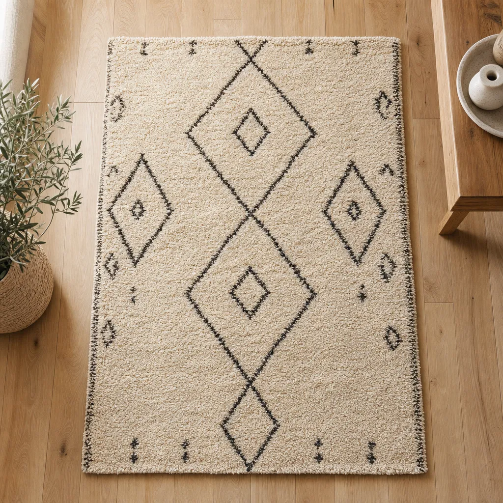 Édition Tapis Berbère Beige 120 x 170 — Essentiel